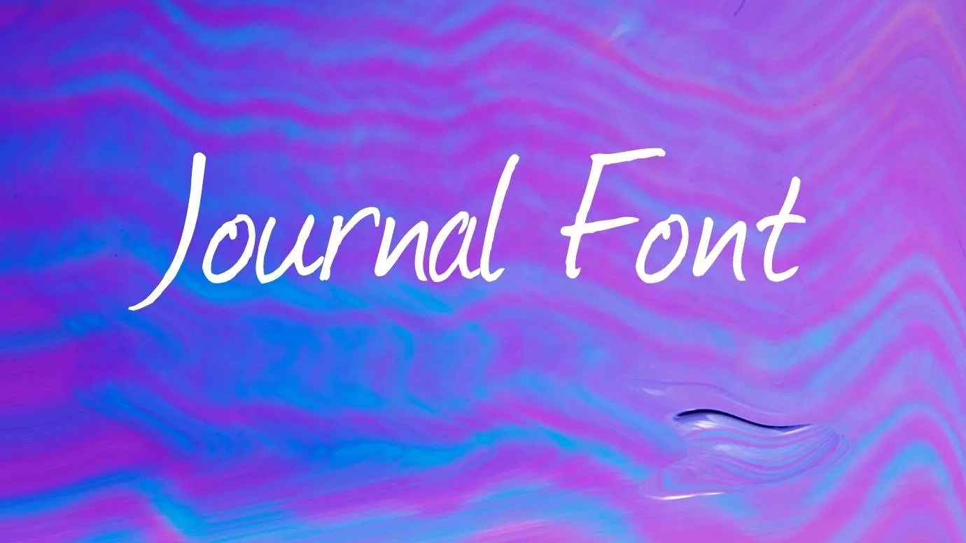 Journal Font Free Download