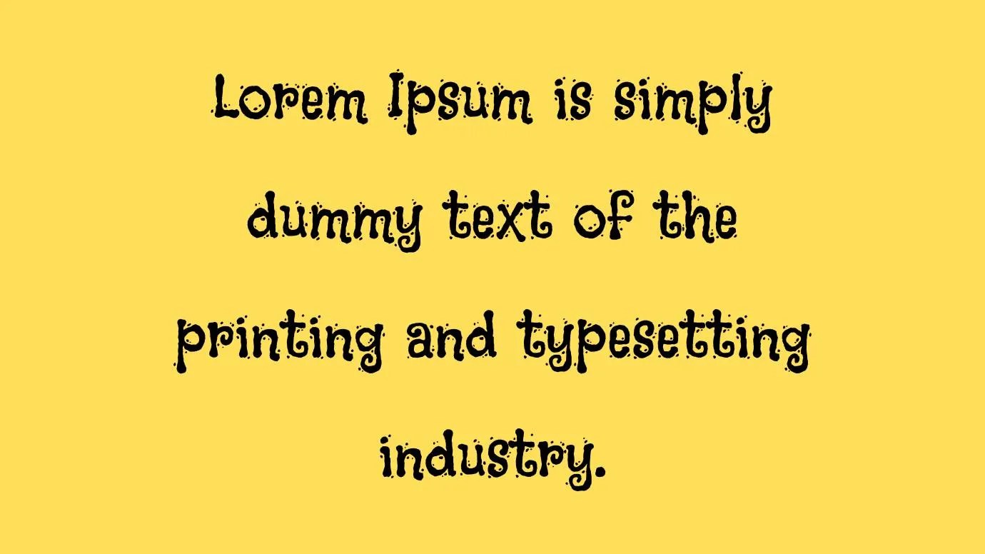 Black and White Picture Font Free Download