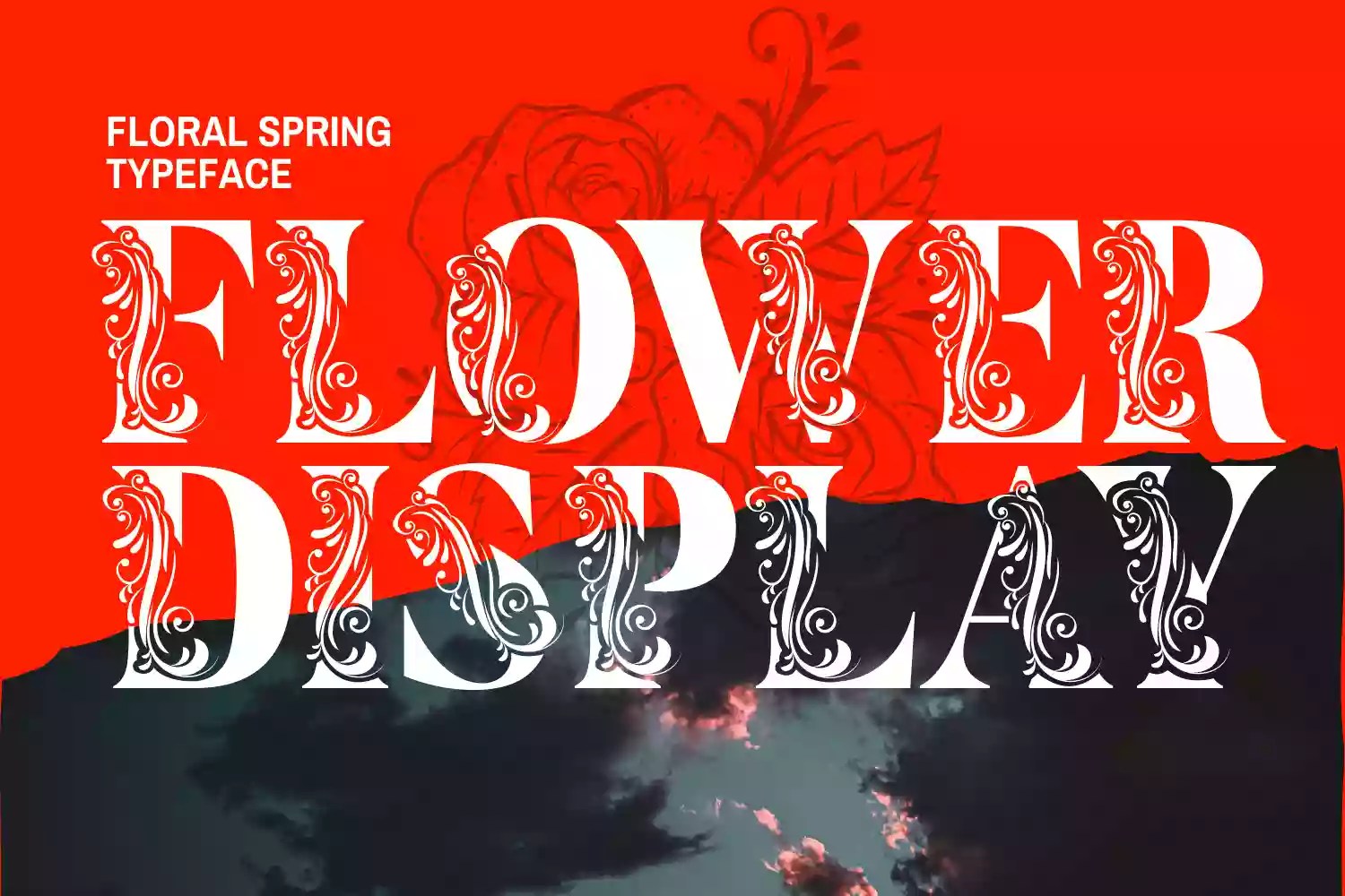 Flower Display Font Dafont File