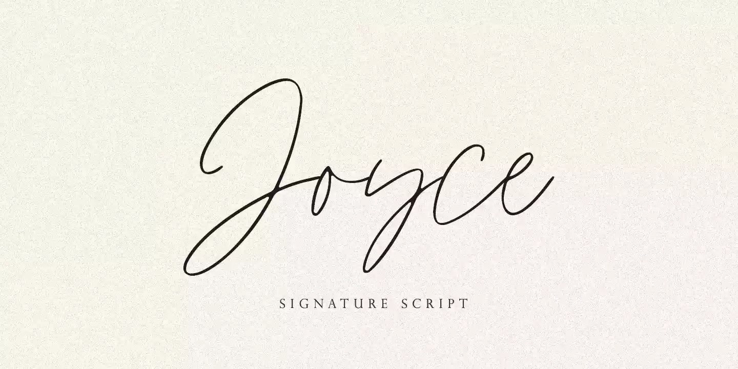 Joyce Font Dafont File