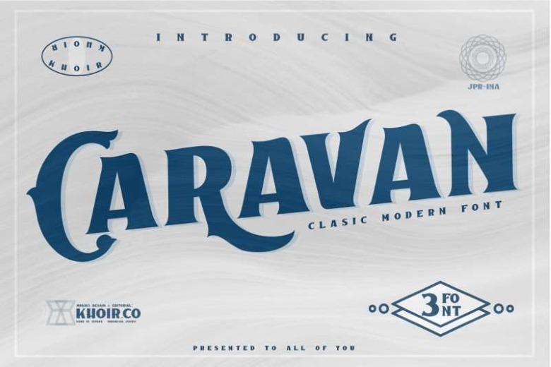 Download Caravan Display Font Free Dafont Free