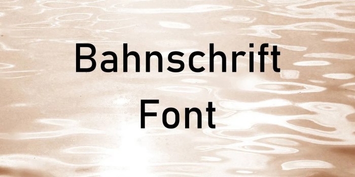 Bahnschrift font download