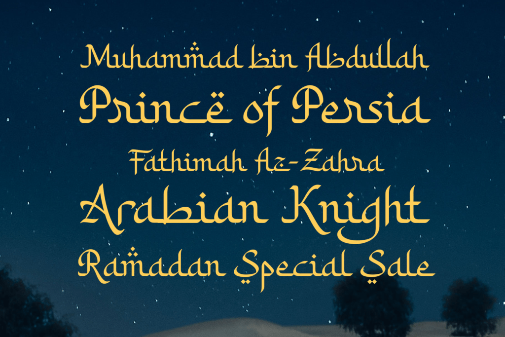 Khodijah Arabic Font Free Download » DaFontsPro