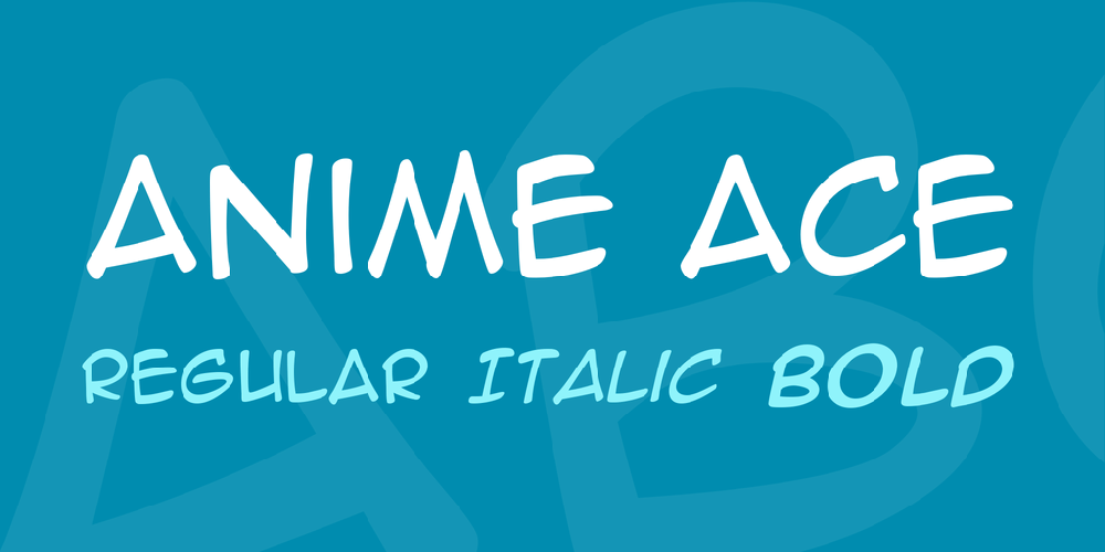 Download Anime Ace font