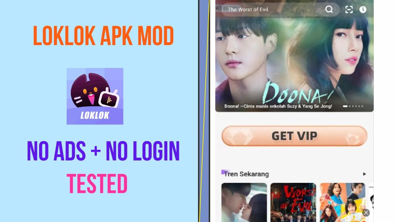 Download Loklok APK (Premium Unlocked) v3.5.2 VIP Vip & No Ads