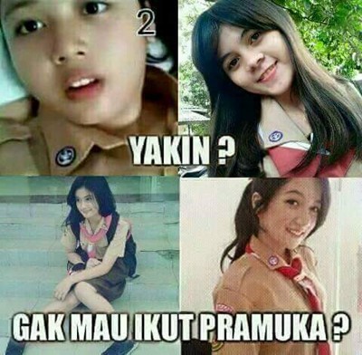 Kumpulan MEME Salam Pramuka Paling Kocak di Sosial Media - Dafunda.com