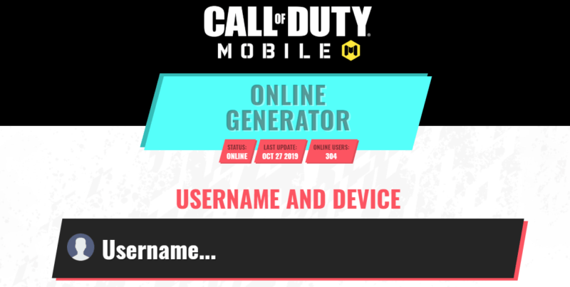 Call Of Duty Mobile Username Generator