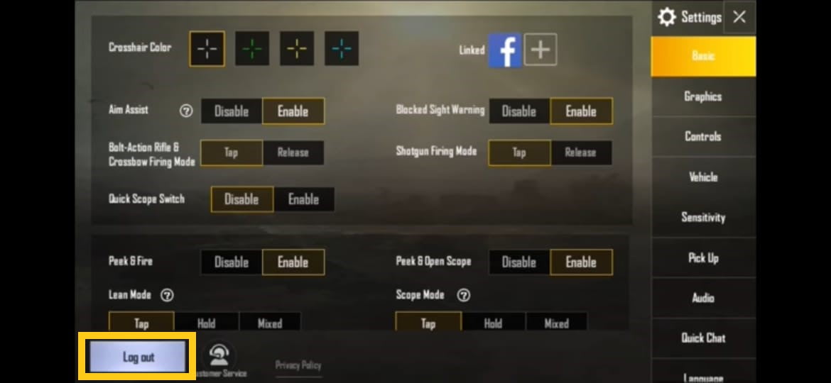 Cara Logout dan Ganti Akun PUBG Mobile di Android Dengan