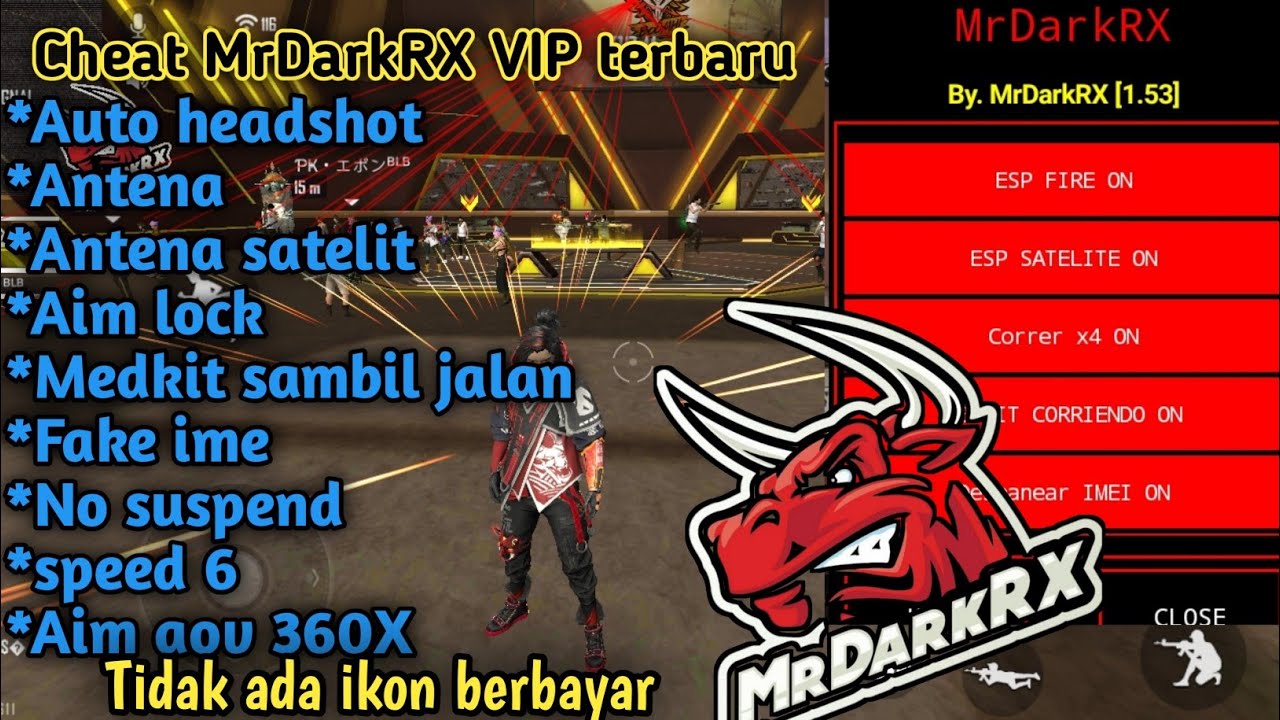 MrDarkRX FF, Cara Instal dan Kegunaannya di Free Fire