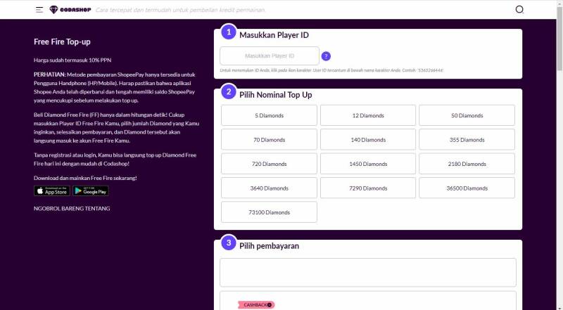 Top Up Ff Via Pulsa Axis Terupdate 2022