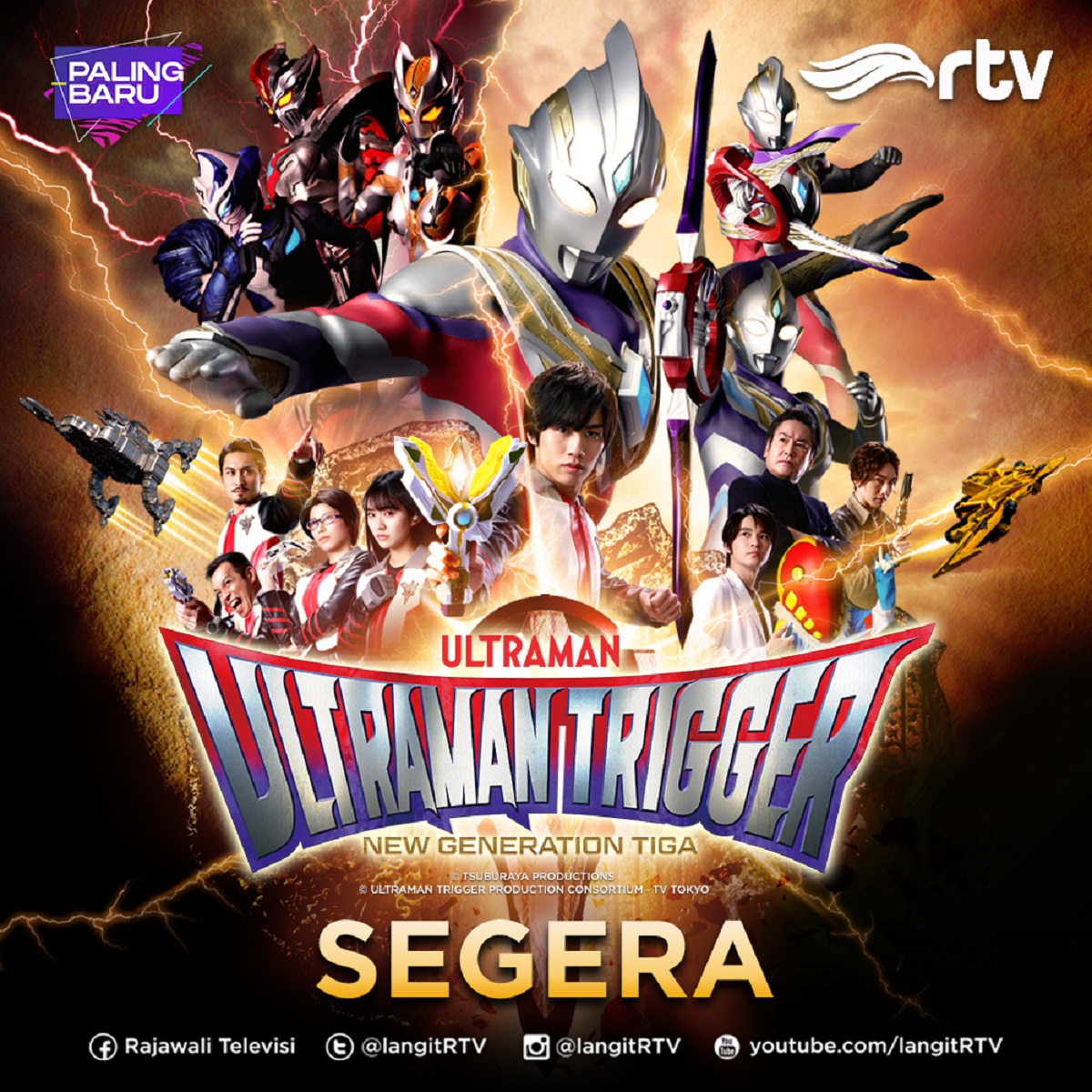 Ultraman Trigger Bakal Tayang Di RTV Mulai 30 Maret