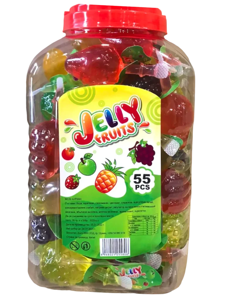Jelly Fruits Container Daga 2000 Sweets Import & Distribution