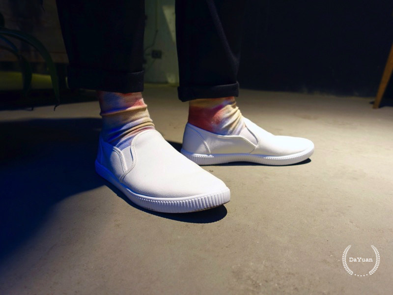 帥鞋｜MUJI無印良品 SLIP ON懶人白鞋穿搭