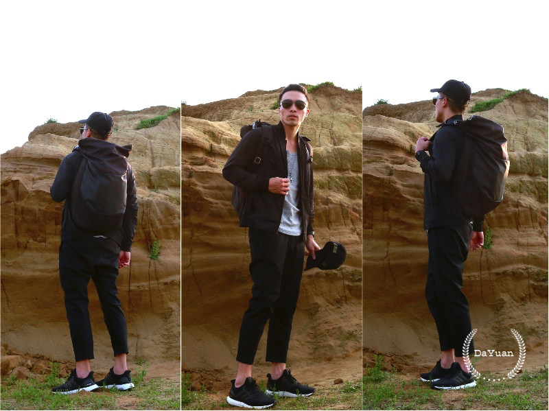 運動｜Nike機能長褲+Tech Pack MA-1外套 暗黑機能穿搭