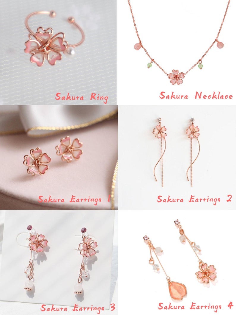 Sakura Flower Necklace
