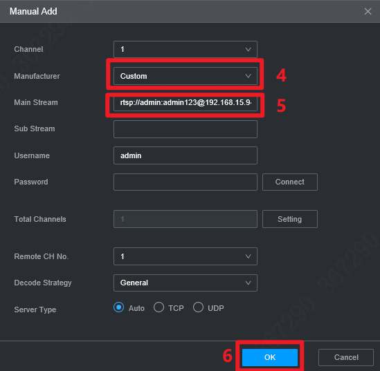 How to add IP cameras to NVR via RTSP Dahua Tech UK & Ireland