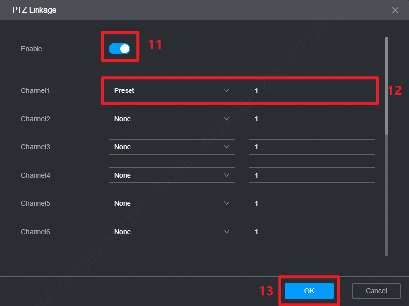 How to set Preset Trigger from a Fixed Camera Dahua Tech UK & Ireland