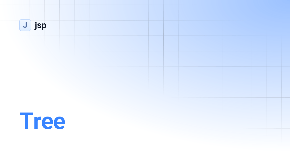 Tree jsp