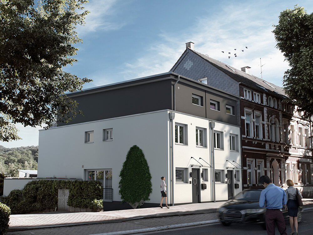 Essen 2 Stadthäuser und 8 Doppelhaushälften D.A.I. Real Estate GmbH