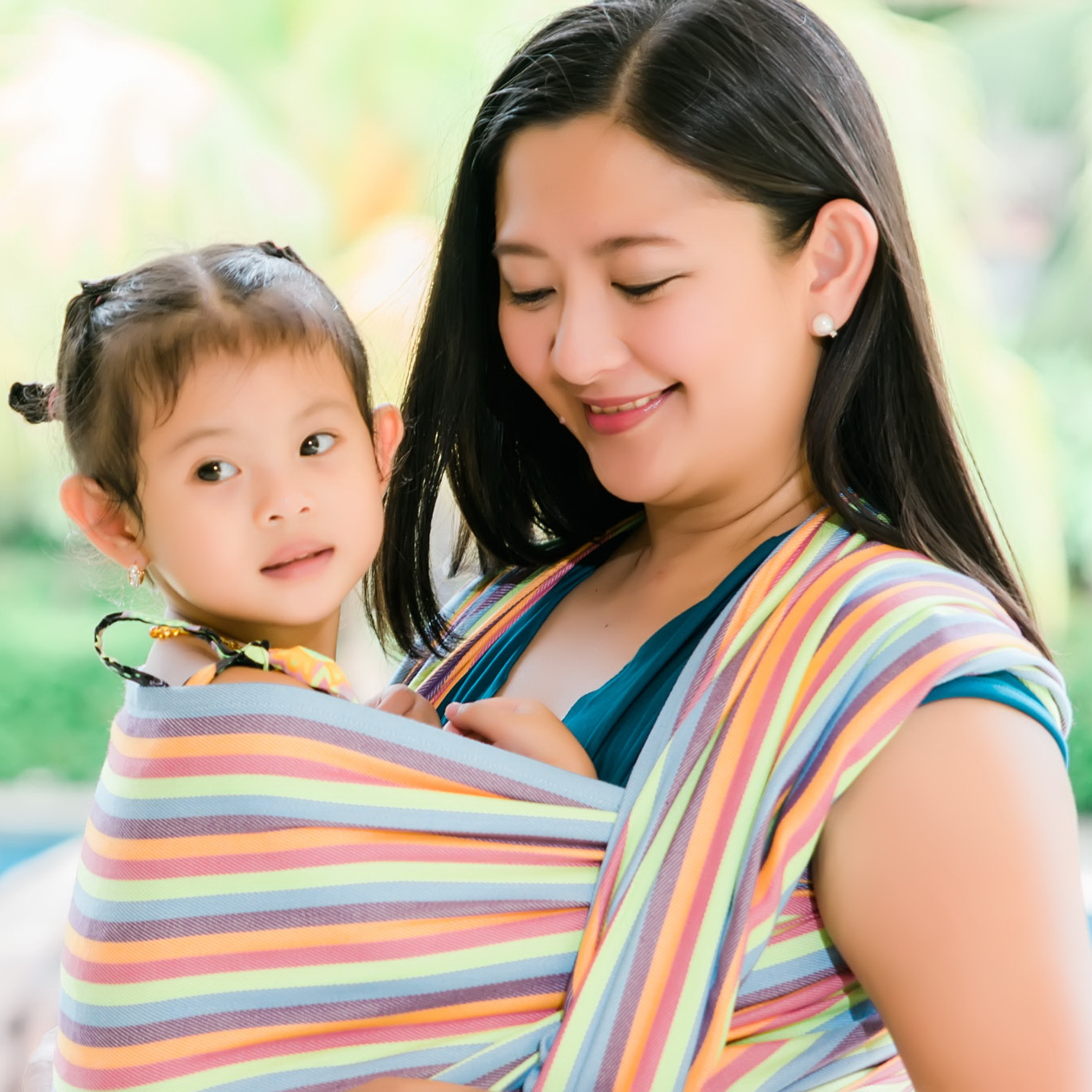 Daiesu Bubblegum Bamboo Woven Baby Wrap Daiesu