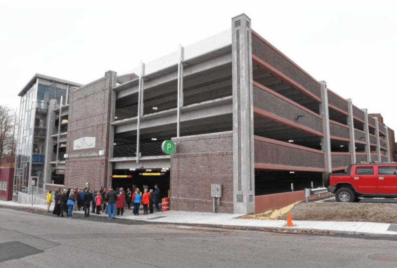 Greenfield, MA, Parking Garage Displays 20th Century Concrete Reliefs