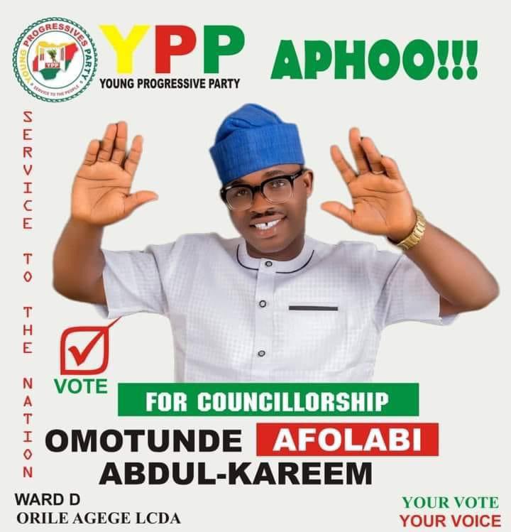 Young Progressive Party candidate wins councillor seat in Lagos LG