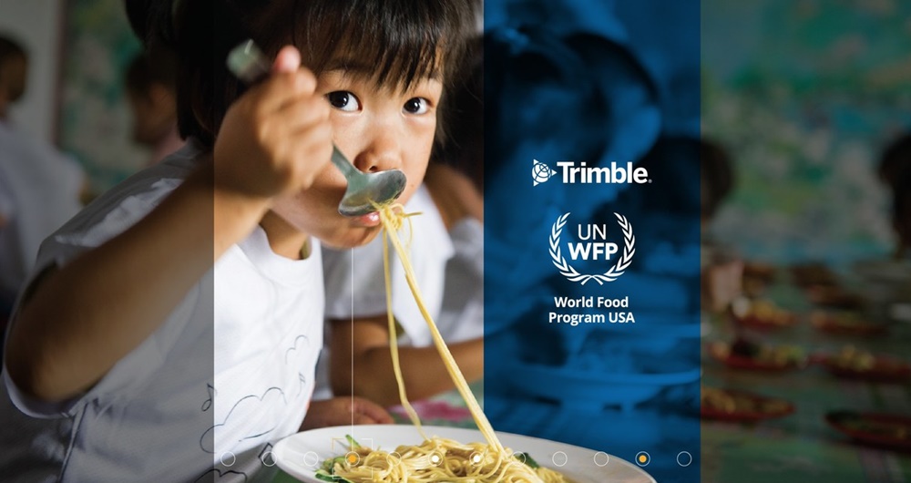 Trimble Donates 100,000 to World Food Program USA’s Erase Children’s