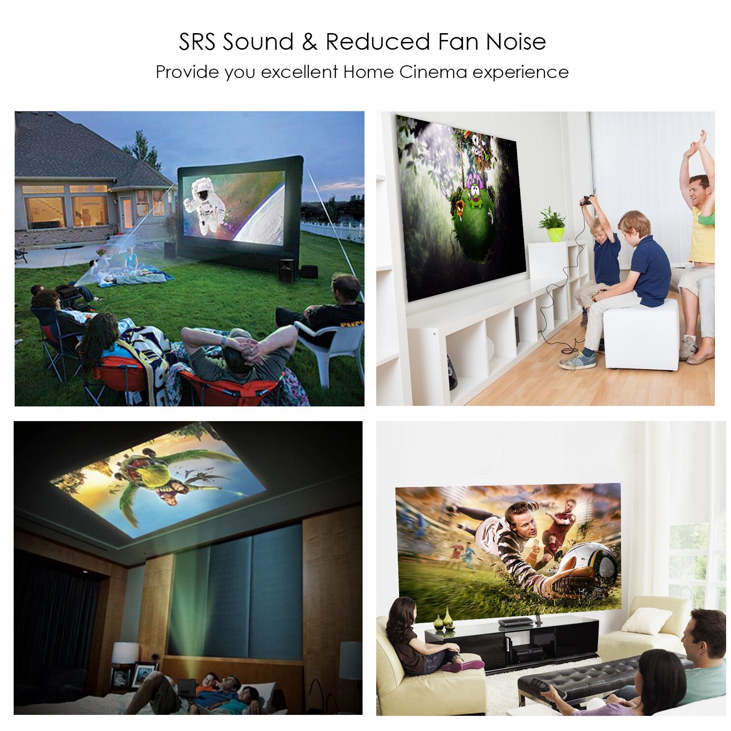 Use This Projector To Watch Movies With Your Family This Winter The