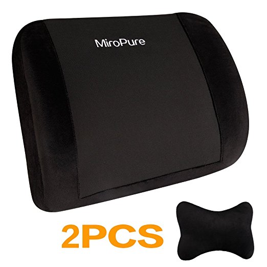 This 2In1 Memory Foam Cushion Set Is Perfect Support For Folks With