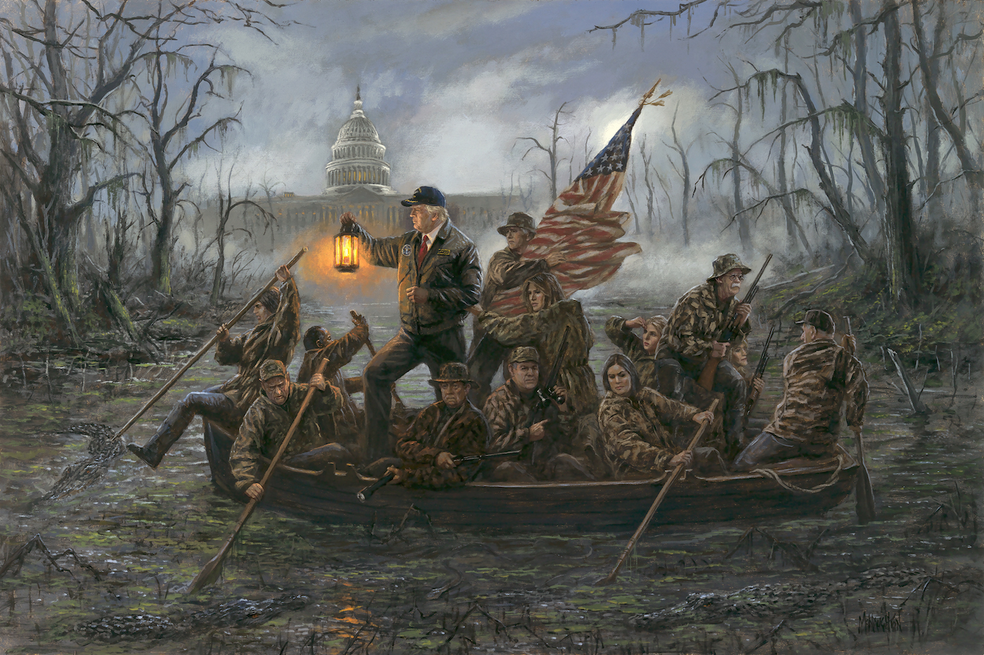 Conservative Painter Releases New TrumpThemed Artwork