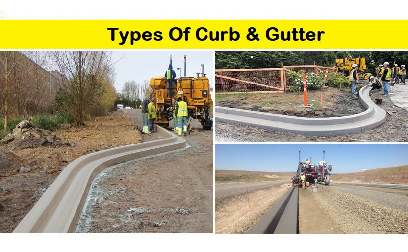 Curb And Gutter Types, Advantages, & Disadvantages