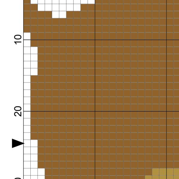 Grizzly Bear Cross Stitch Pattern Daily Cross Stitch