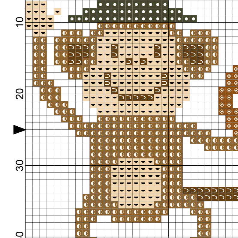 Charts Club Members Only Love Monkey Cross Stitch Pattern Daily