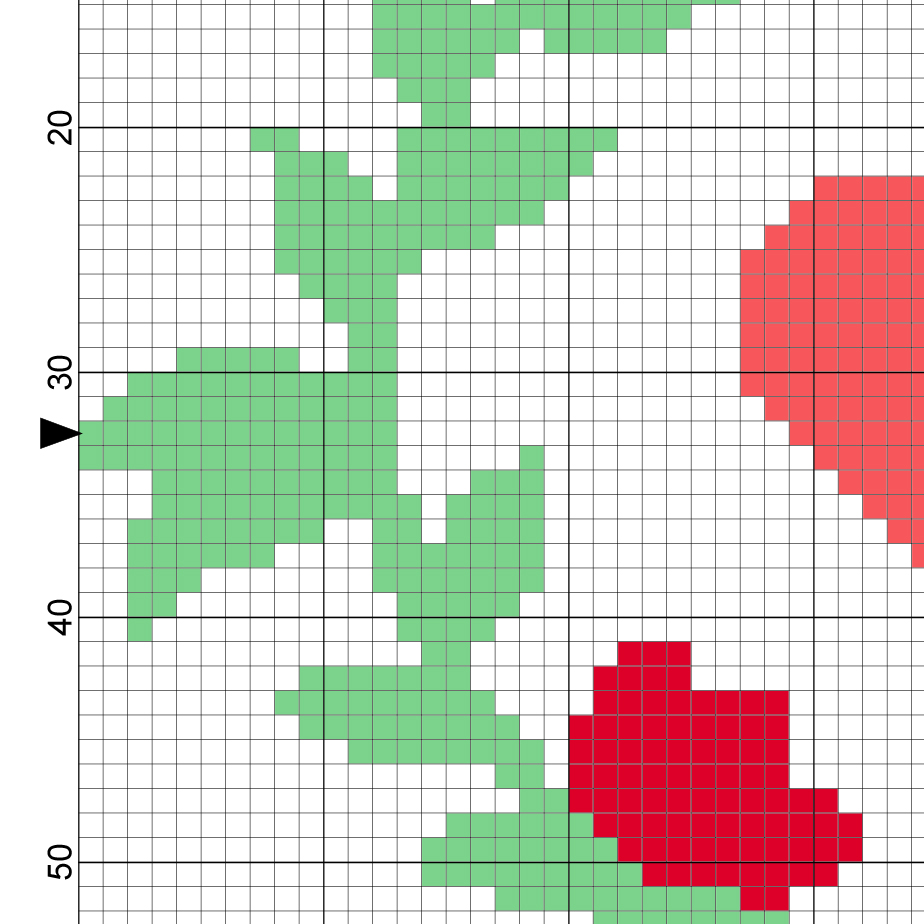 Free cross stitch patterns DMC By theme: Flowers