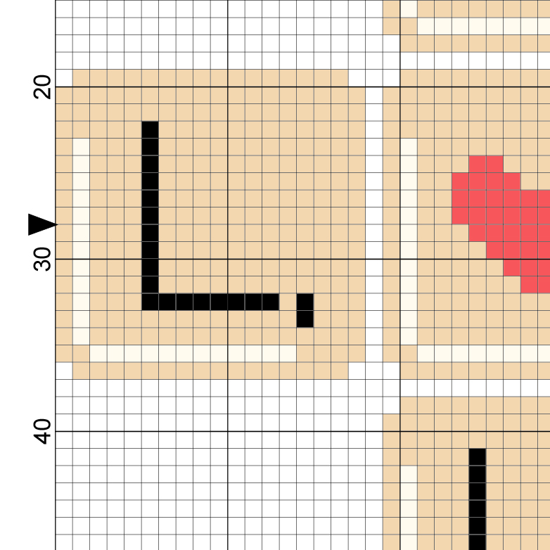 Charts Club Members Only Love You Word Game Cross Stitch Pattern Daily Cross Stitch