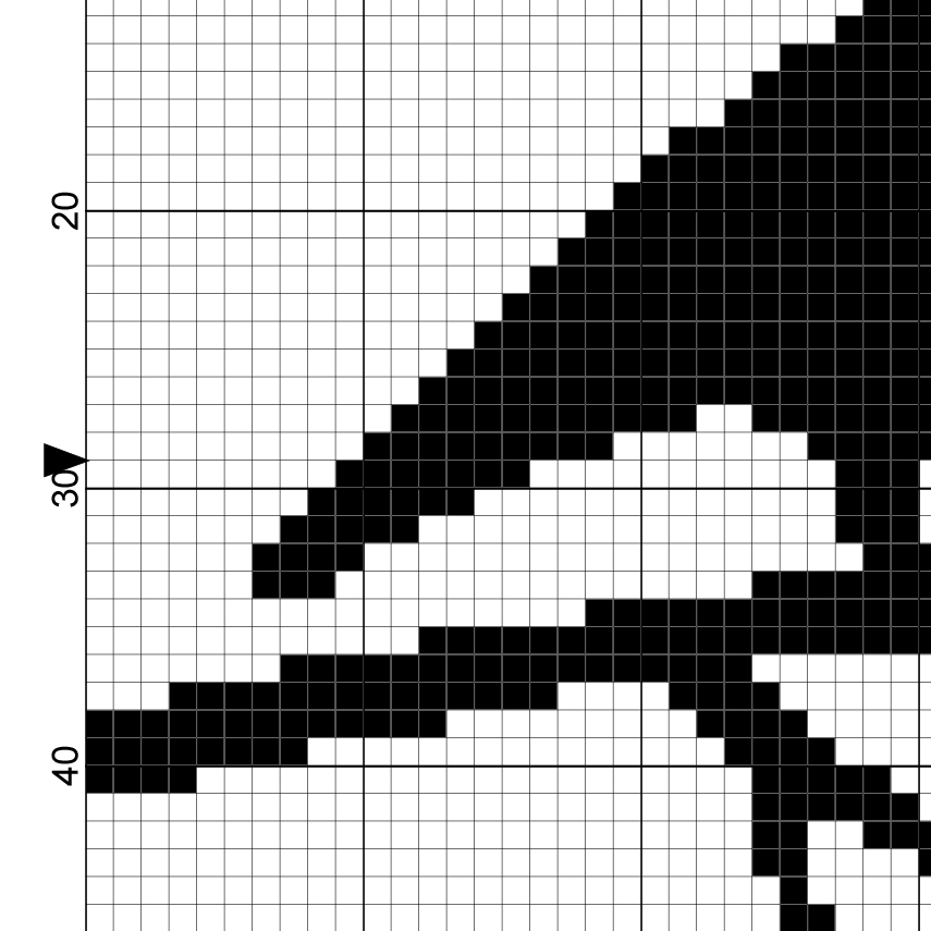 Blackbird Cross Stitch Pattern Daily Cross Stitch