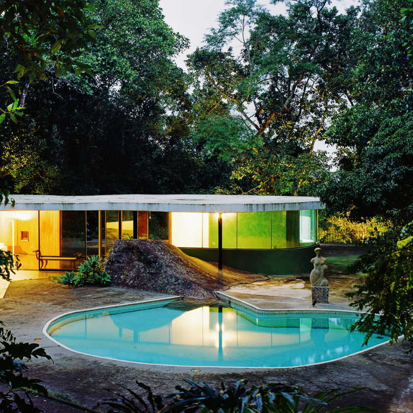 Architecture Project Das Canoas House by Oscar Niemeyer Daily Design