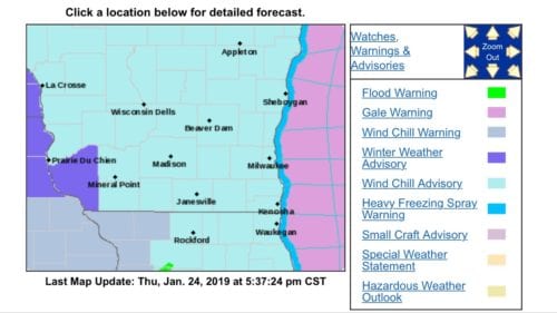 Region Faces Wind Chill Advisories Daily Dodge