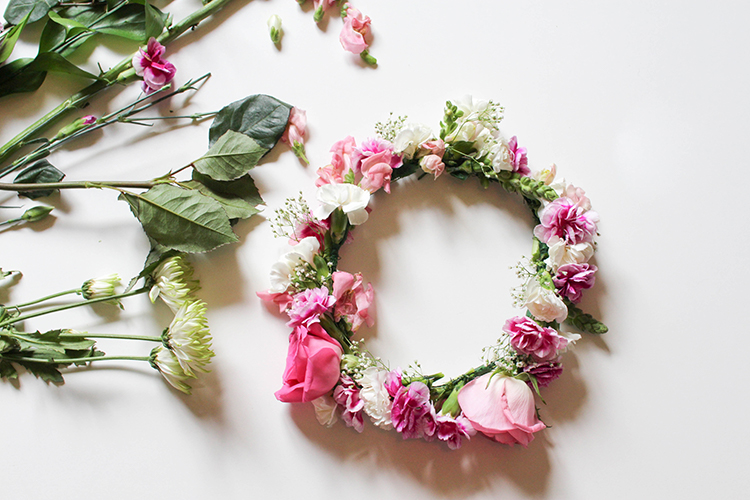 REAL Flower Crown DIY Lauren Emily Wiltse