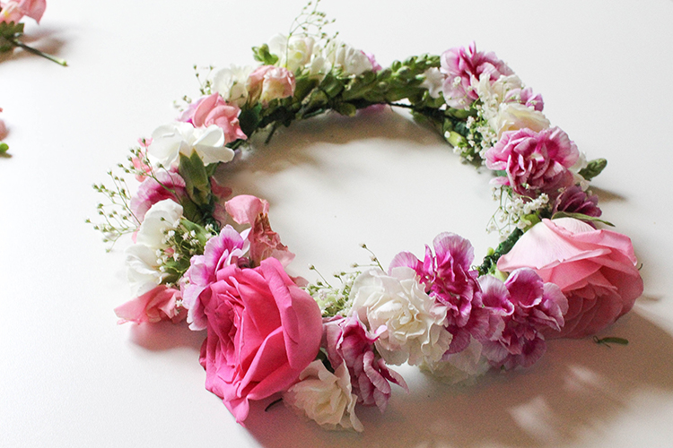 REAL Flower Crown DIY Lauren Emily Wiltse