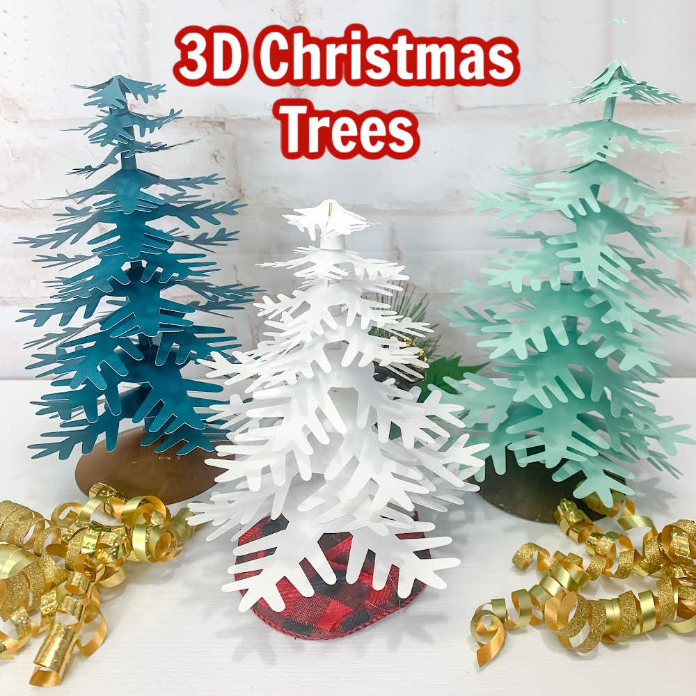 Easy 3D Paper Christmas Trees - Daily Dose of DIY