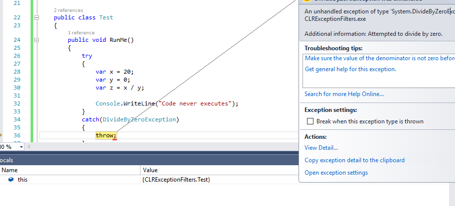 Exception Filter Archives Daily Net Tips