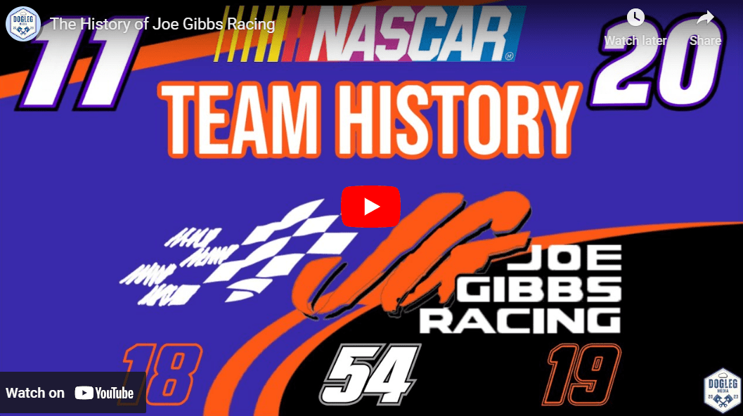 Watch The History of Joe Gibbs Racing The Daily Downforce