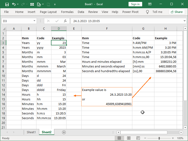 Custom Date Formats in Excel
