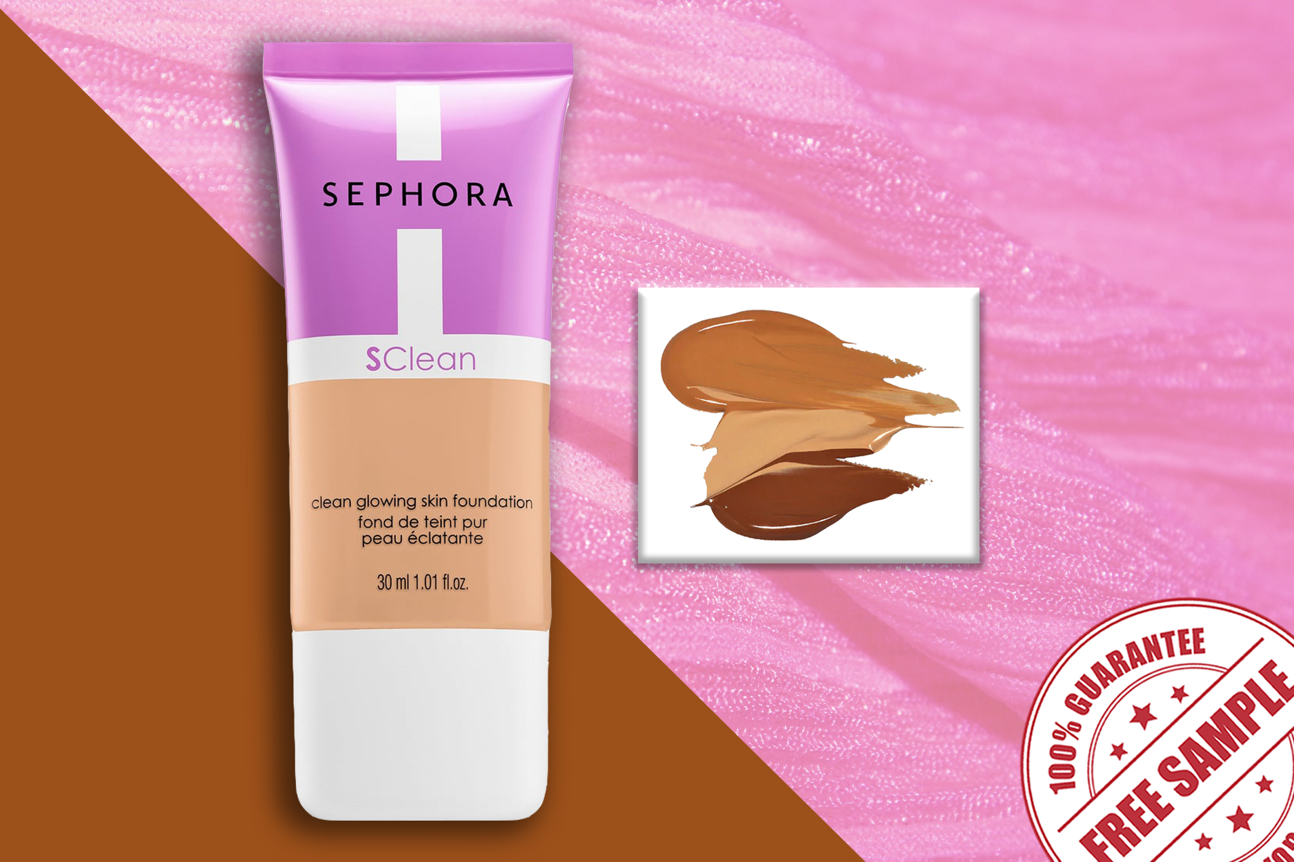 FREE SAMPLE OF SEPHORA CLEAN GLOWING FOUNDATION Daily Freebie