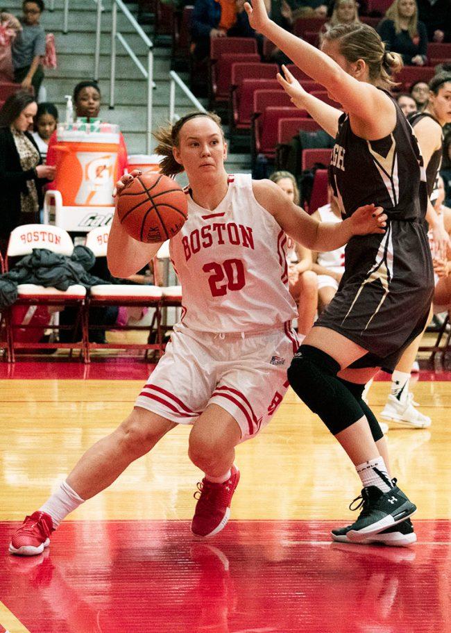 BU women’s basketball perseveres on the road to defeat Albany 6058