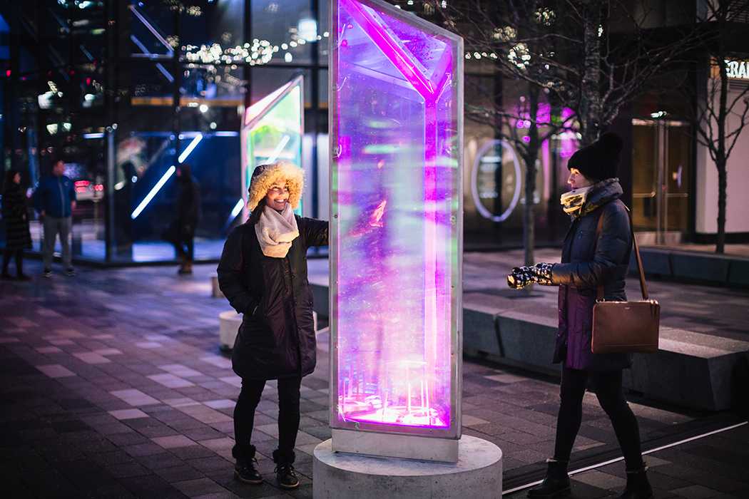 Seaport’s latest winter outdoor art installation ‘Prismatica’ lights up