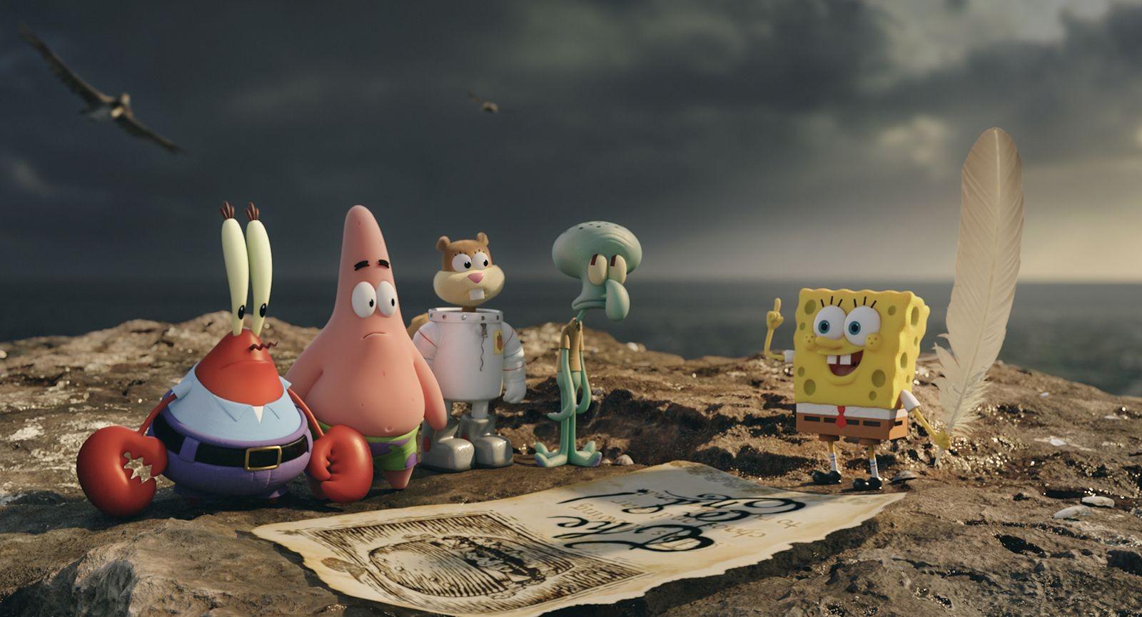 REVIEW Otherwise charming “SpongeBob Movie” drowned by