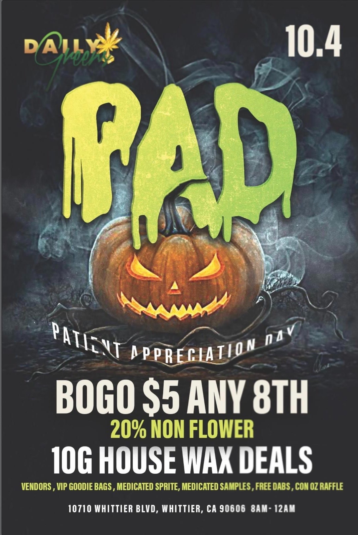 Whittier Daily Greens Cannabis Dispensary