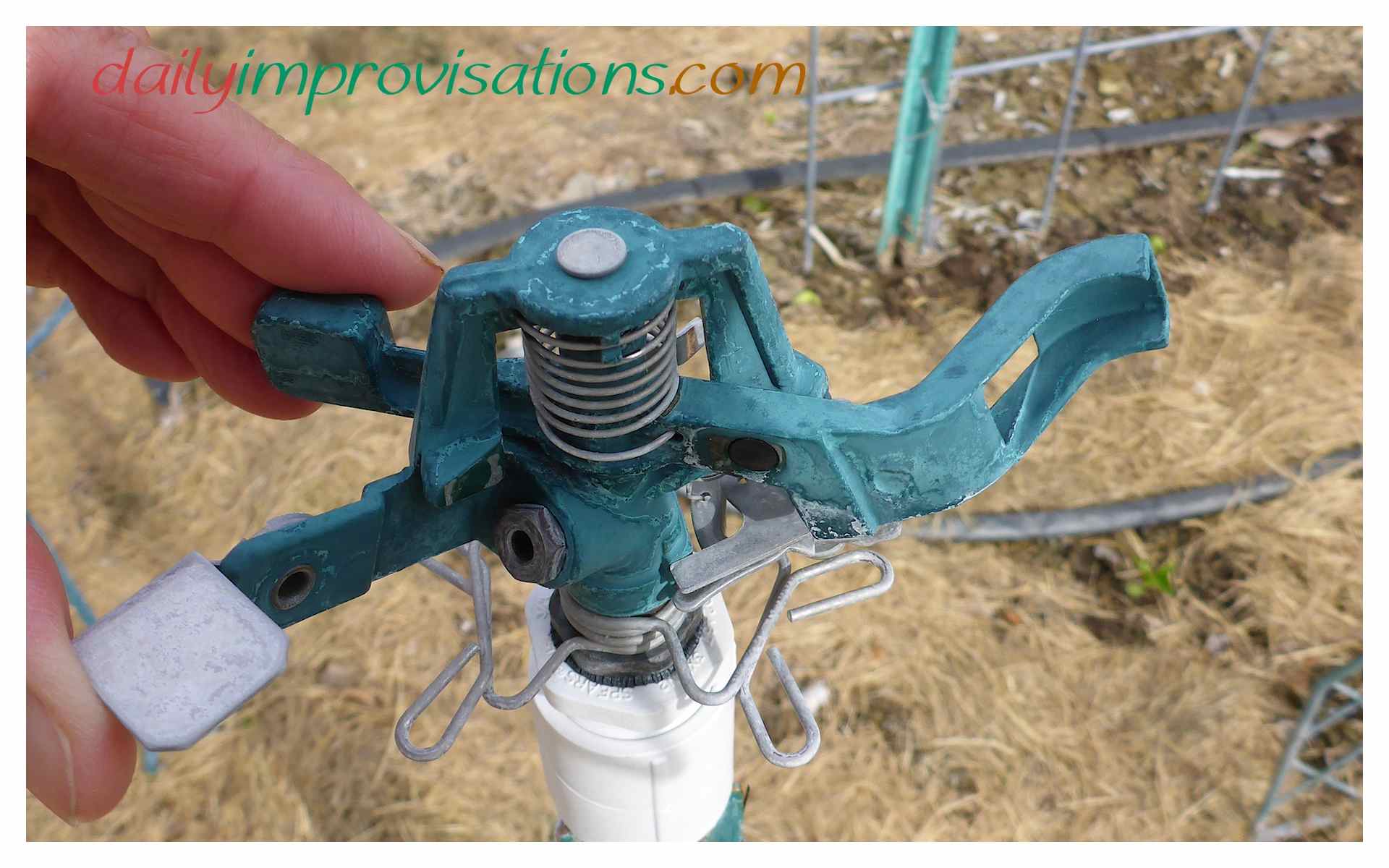 Helpless Female Explains Sprinkler System Spring Startup